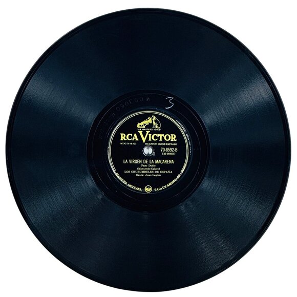Los Churumbeles De España El Beso 10 Inch Shellac 78 RPM RCA Victor 70-8592 - Picture 4 of 4